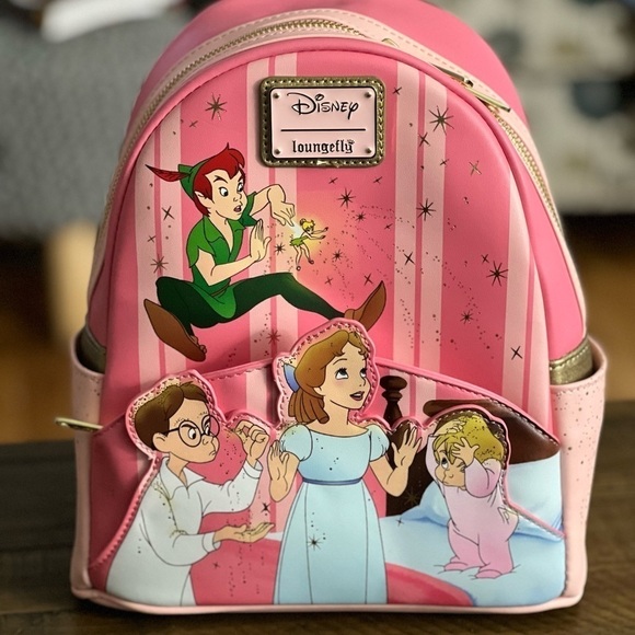 Disney Peter Pan You Can Fly 70th Anniversary Mini Backpack Loungefly NWT - Picture 1 of 14
